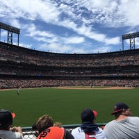 Photo taken at Oracle Park by Sarah on 5/31/2015