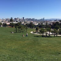 Photo taken at Mission Dolores Park by Ozlem B. on 4/17/2016
