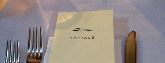 Sociale is one of The San Franciscans: Supper Club.