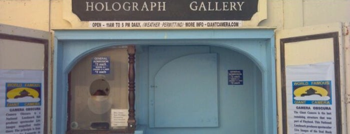 Camera Obscura & Holograph Gallery is one of Atlas Obscura SF Exploration Spots, OD 2012.