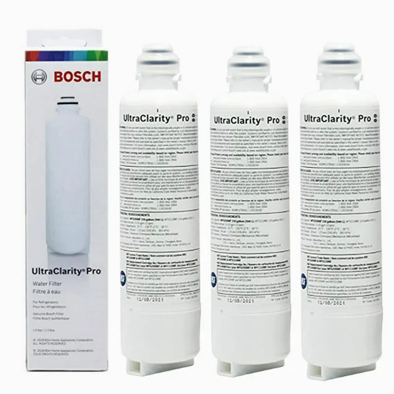 3 pack Bosch Ultra Clarity Pro Water Filter (BORPLFTR50)