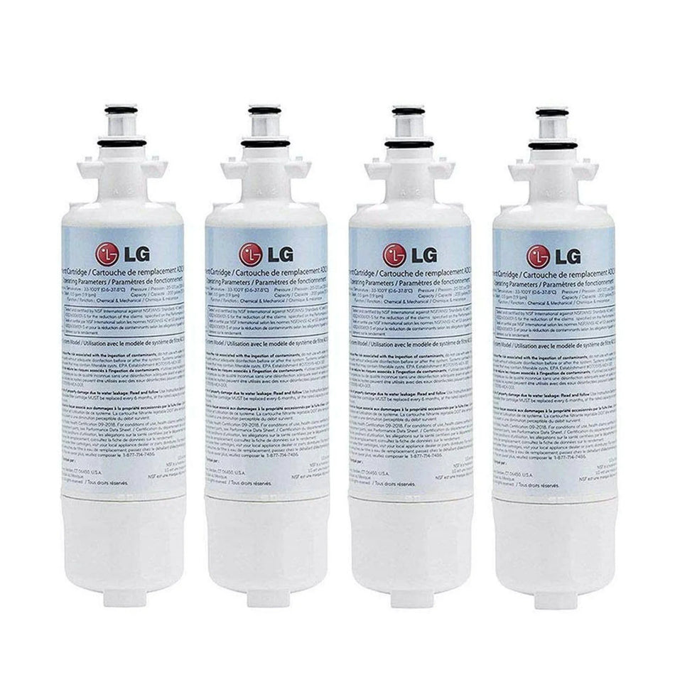 LG LT700P Refrigerator Water Filter, ADQ36006101/ADQ36006102, 4 pack