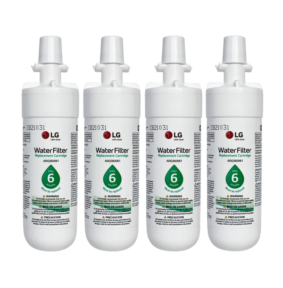 New LG LT700P Replacement For Refrigerator Water Filter, 4 pack