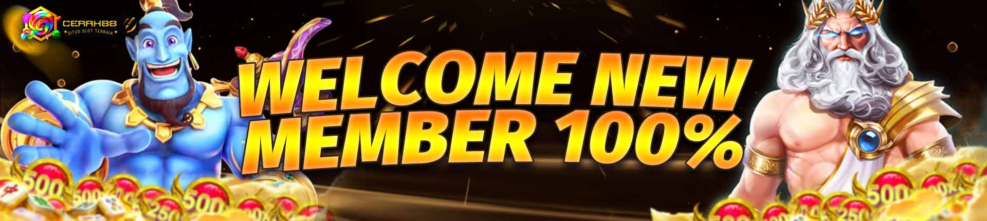WELCOME NEW MEMBER 100%