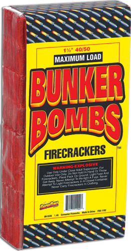 Bunker Bomb Firecrackers - Half Brick