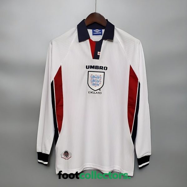 MAILLOT RETRO VINTAGE ANGLETERRE MANCHES LONGUES 1998