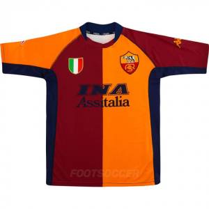 2001-02 Maillot Retro Vintage AS Roma Home (1)2001-02 Maillot Retro Vintage AS Roma Home (1)