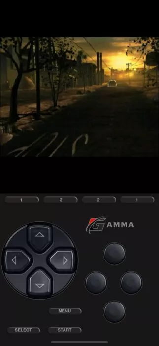 Screenshot of the game running 
