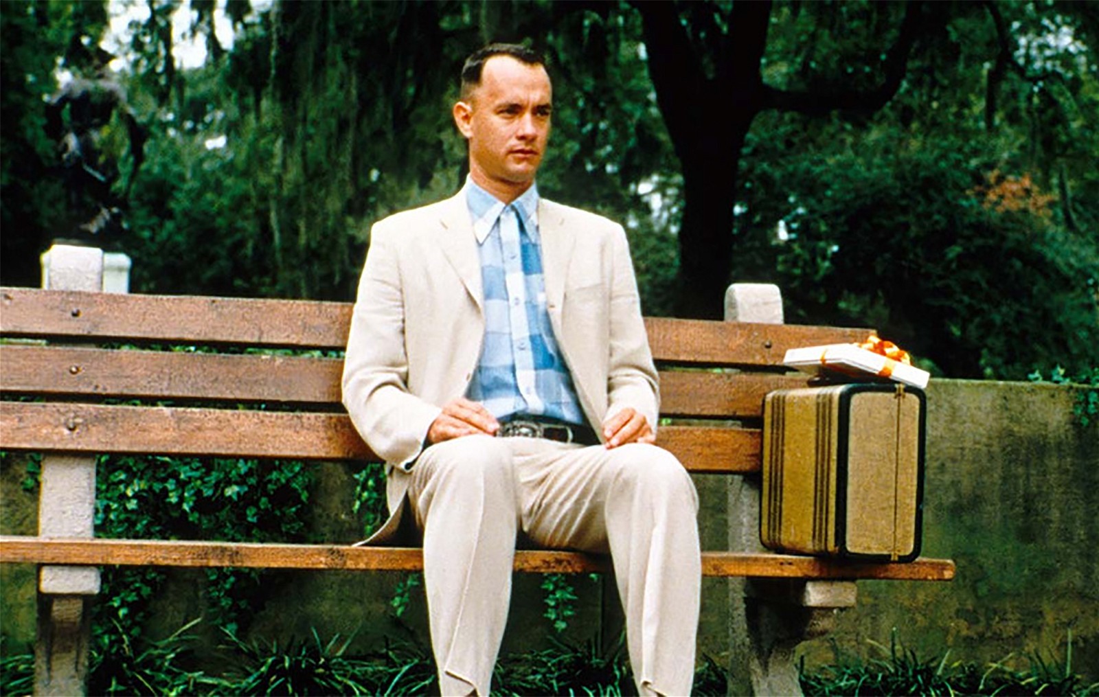 Tom Hanks in and as Forrest Gump