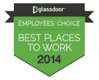 Glassdoor Best Place to Work 2014 winners badge
