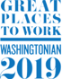 Washingtonian Great Places to Work 2019 badge