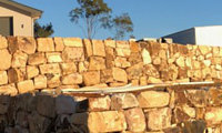 Sandstone Landscape Boulder Retaining Walls