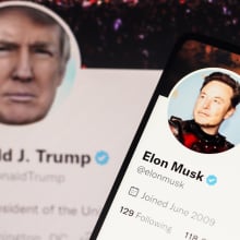 Trump and Musk on X