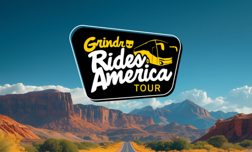 Grindr Rides America Tour logo 