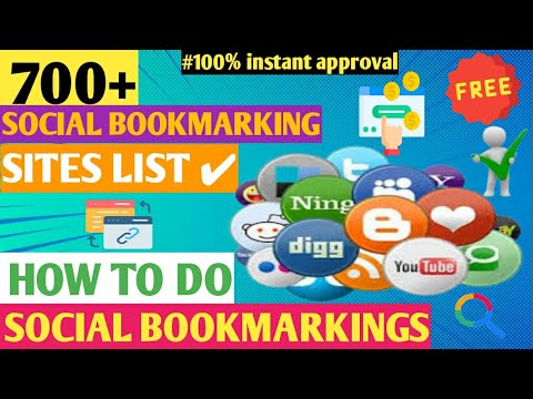 social bookmarking sites list