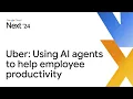A video about how Uber is using AI agents to help employees be more productive