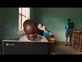 Video showing students at a school in Kenya for the Blind using Chromebooks and Google Workspace for Education to learn