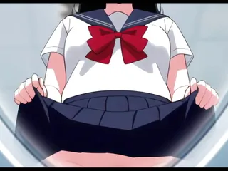 School Toilet, POV, Uncensored Hentai, Hentai Anime