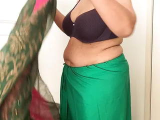 Indian Milf Stripping, Indian Undressing, Indian MILF, Sexy Strip