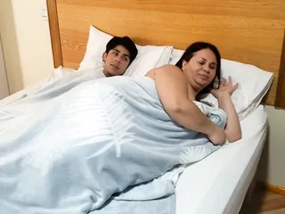 Brother and Step Sister in Bed, Amateur, Share Bed with Stepmom, Mom Step Son