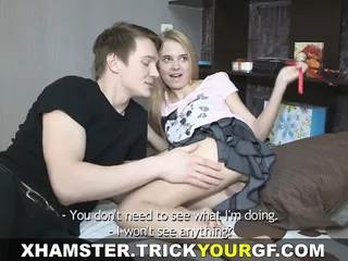 Cumshot in Pussy, Trick, Hardcore, Tricked Blowjob