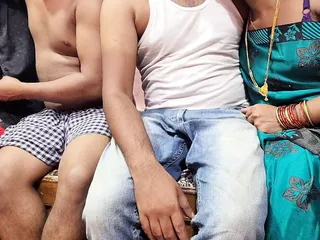 Indian Foursome, Bhojpuri, Desi Bhabhi, Small Tits