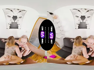 Blowjob Tits, TMW VR Net, Babe, Threesome