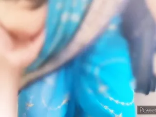 Auntie, Dick Sucked, Real Aunt and not Her Nephew, Indian Bhabhi