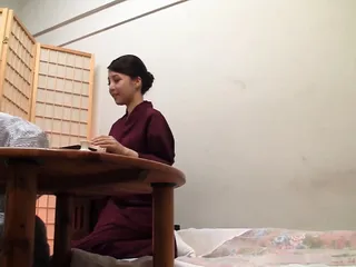 Asian, Amateur Blowjob, Cum in Mouth, Room Service