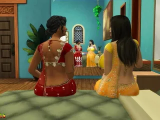 Lesbian Strapon, Saree Aunty, Telugu, Lesbian MILF