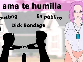 BDSM, Slave JOI, En Espanol, Public Sex