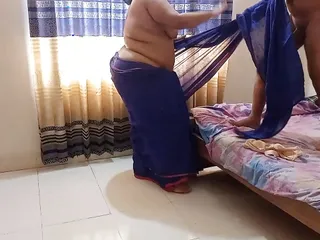 Hot Saree, Grandma, Gujarati, Ass Fucking