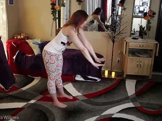 Redhead MILF, Yoga Class, MILF, Sexy Feet