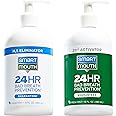 SmartMouth 2-Bottle Activated Mouthwash System with Pumps - Adult Mouthwash for Bad Breath - Twice Daily Oral Care System wit