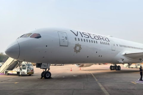 Vistara in a statement confirmed that a security concern has been noted by our staff while onboard the airline's flight UK 024 operating from Paris to Mumbai on 2 June 2024. (File photo)