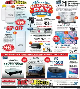ABC Warehouse Weekly Ad (valid until 8-06)