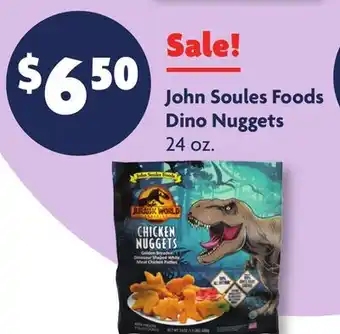 Family Dollar John Soules Foods Dino Nuggets offer
