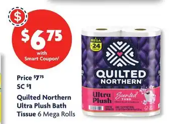 Family Dollar Quilted Northern Ultra Plush Bath Tissue offer