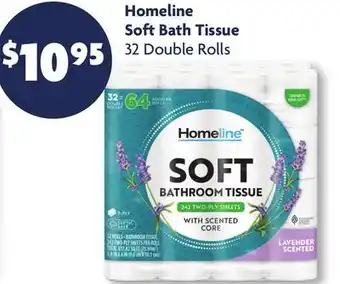 Family Dollar Homeline Soft Bath Tissue offer