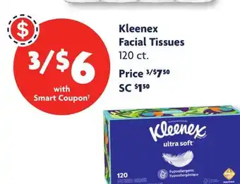 Family Dollar Kleenex Facial Tissues offer