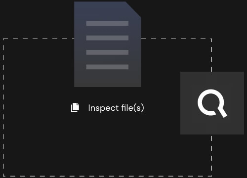 Inspect files selection