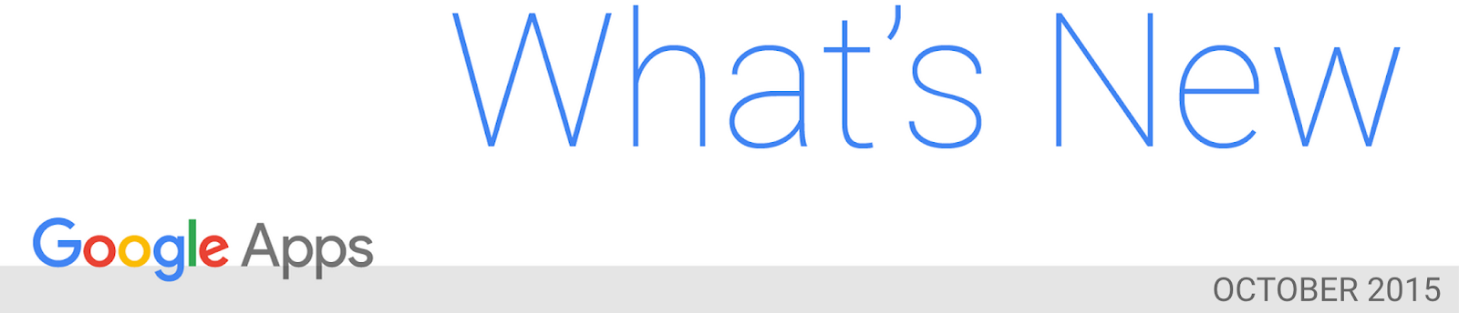 What's New in Apps newsletter header image
