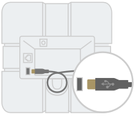 Diagram: speakermic with USB port.