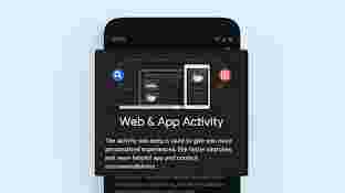 Benachrichtigung für Web- & App-Aktivitäten