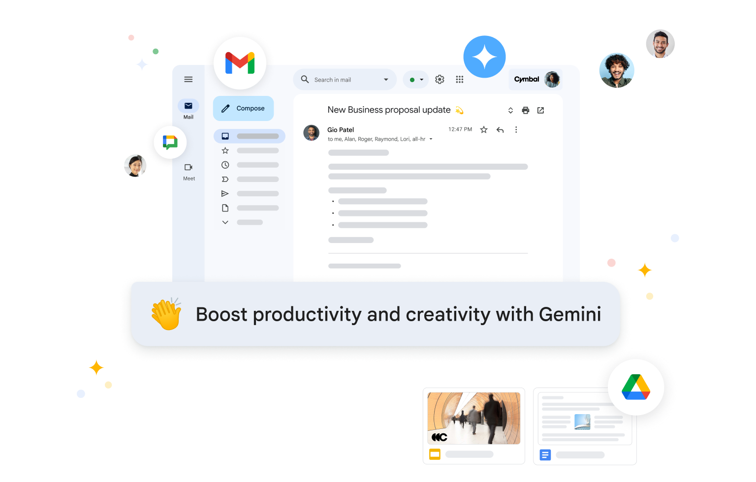 Workspace 專用 Gemini 可在 Gmail 中生成電子郵件摘要和提供回覆建議，協助提升工作效率。