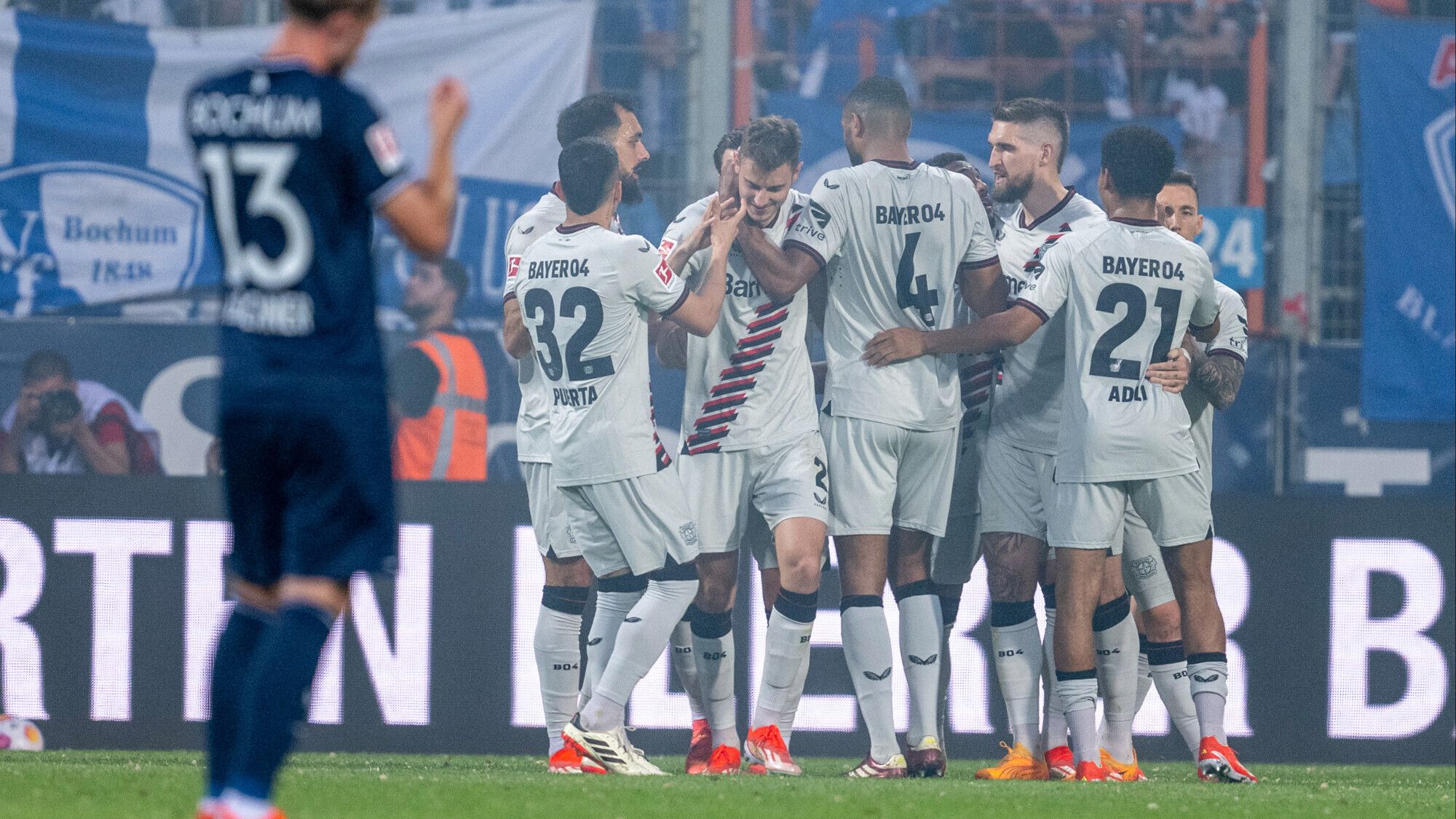 
Leverkusen crush 10-man Bochum to stretch unbeaten run to 50 matches 