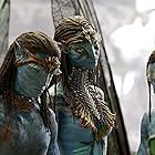 Zoe Saldana, Britain Dalton, and Jamie Flatters in Avatar: The Way of Water (2022)