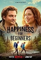 Luke Grimes and Ellie Kemper in Happiness for Beginners (2023)