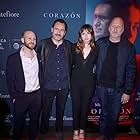 Roger Wasserman, Demián Bichir, Ana de Armas and John Hillcoat at the Corazón premiere in Tribeca Film Festival