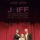 Awards Night at Julien Dubuque Film Festival, HEDGEHOG winning Best Short Film